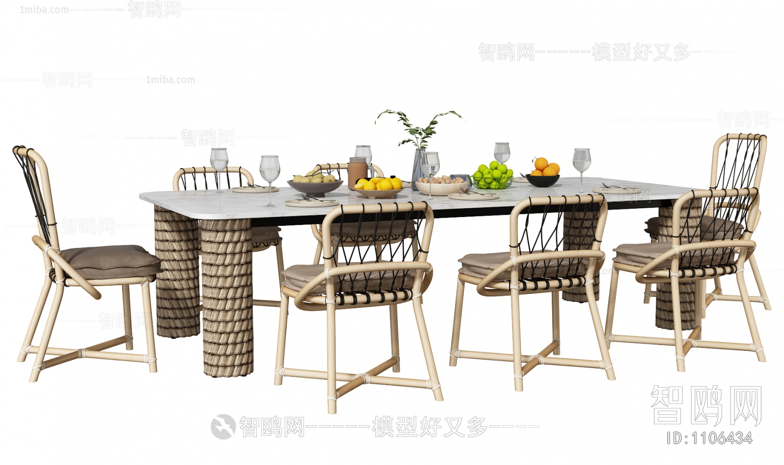 Nordic Style Dining Table And Chairs