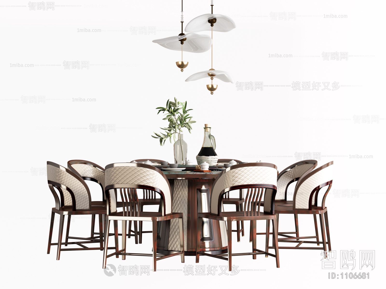 New Chinese Style Dining Table And Chairs