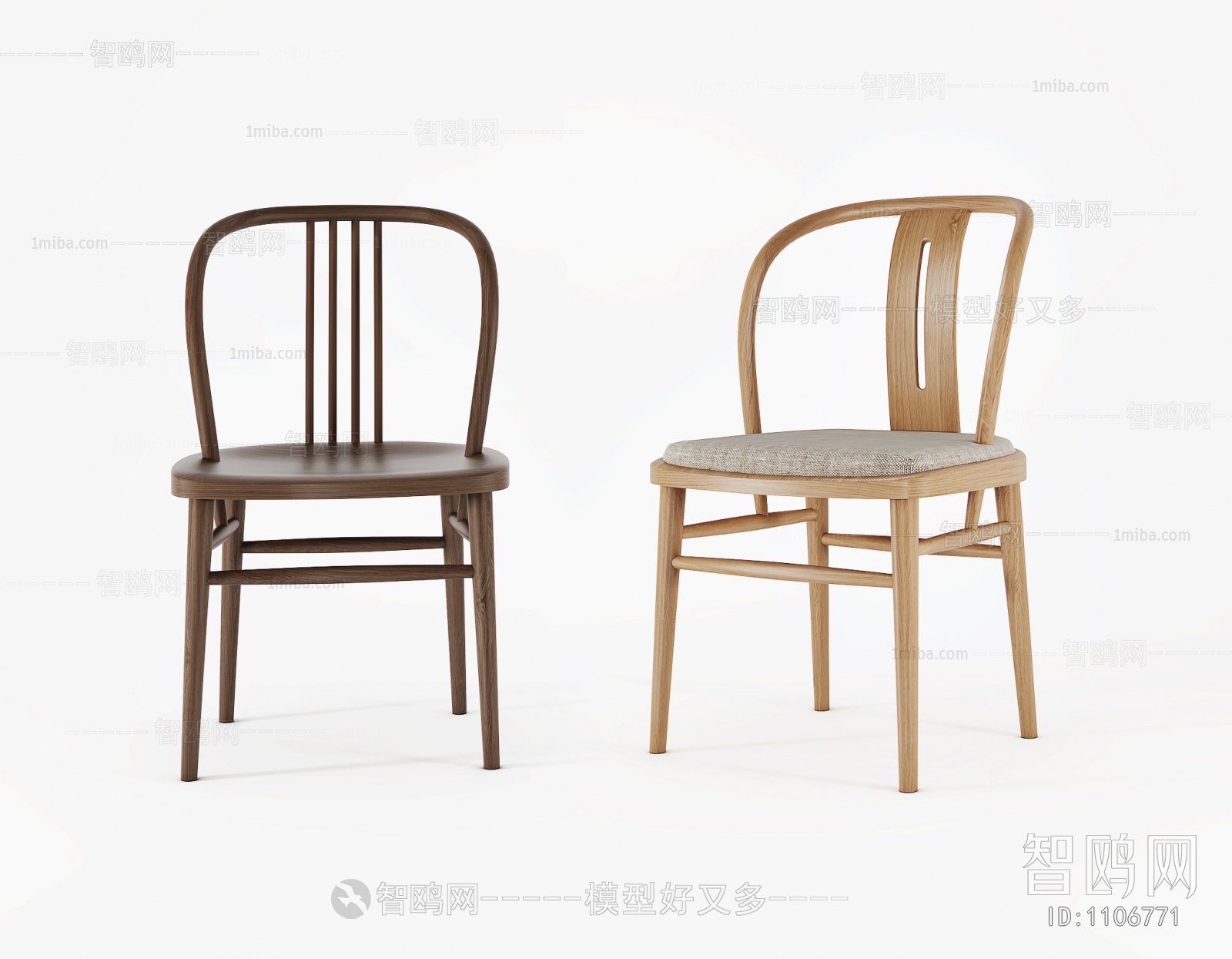 日式单椅