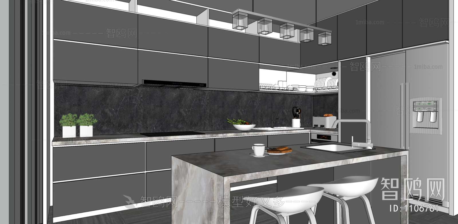 Modern The Kitchen