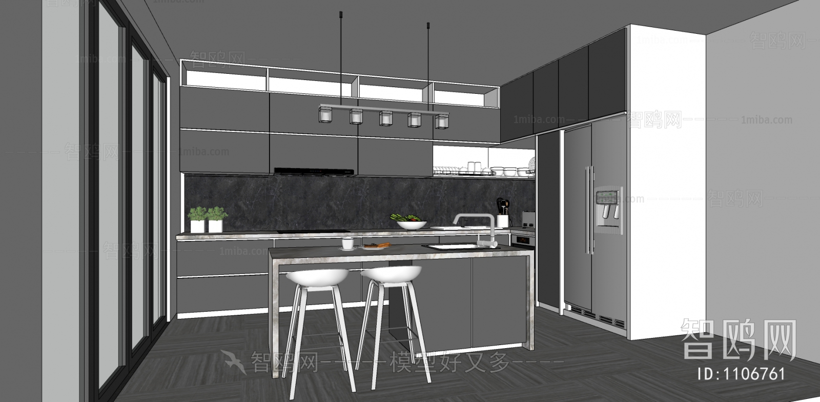 Modern The Kitchen