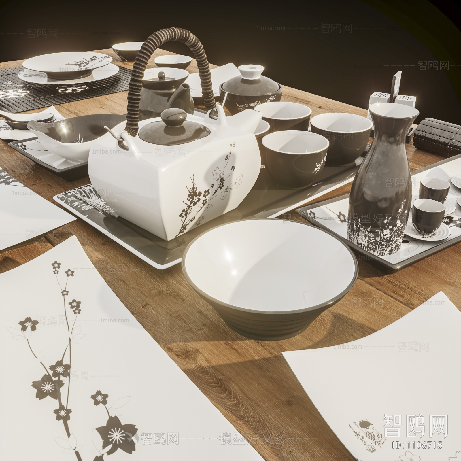 Japanese Style Cutlery/tea Set