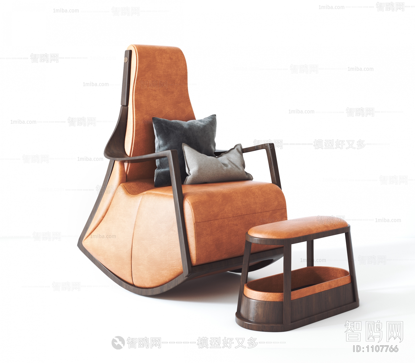 新中式禅意摇椅