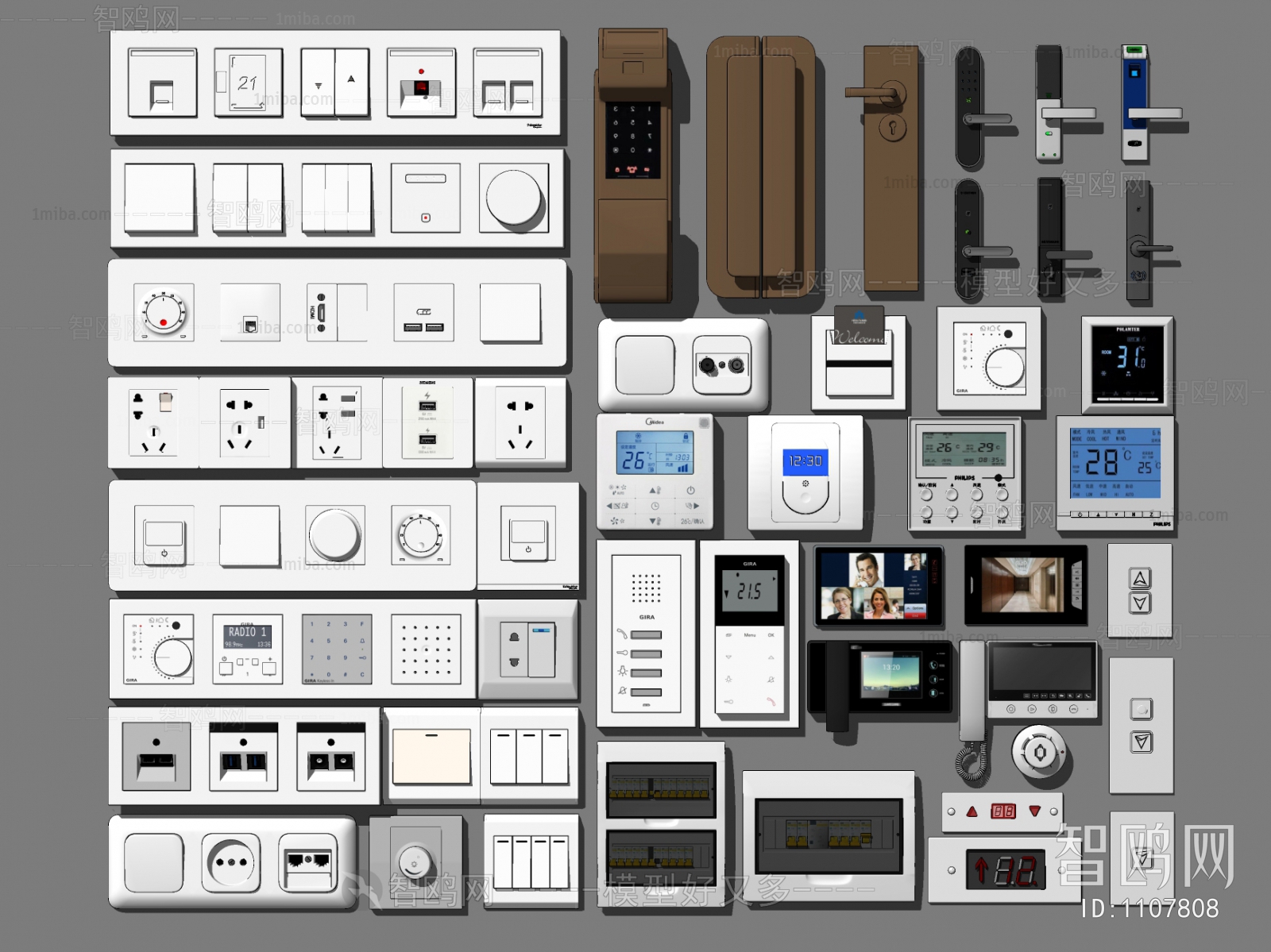 Modern Switch Socket Panel