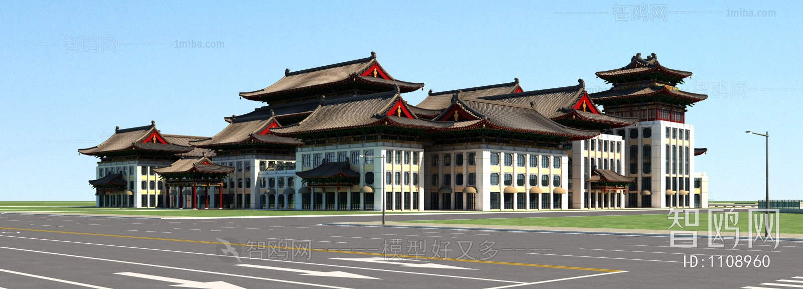 Chinese Style Ancient Architectural Buildings