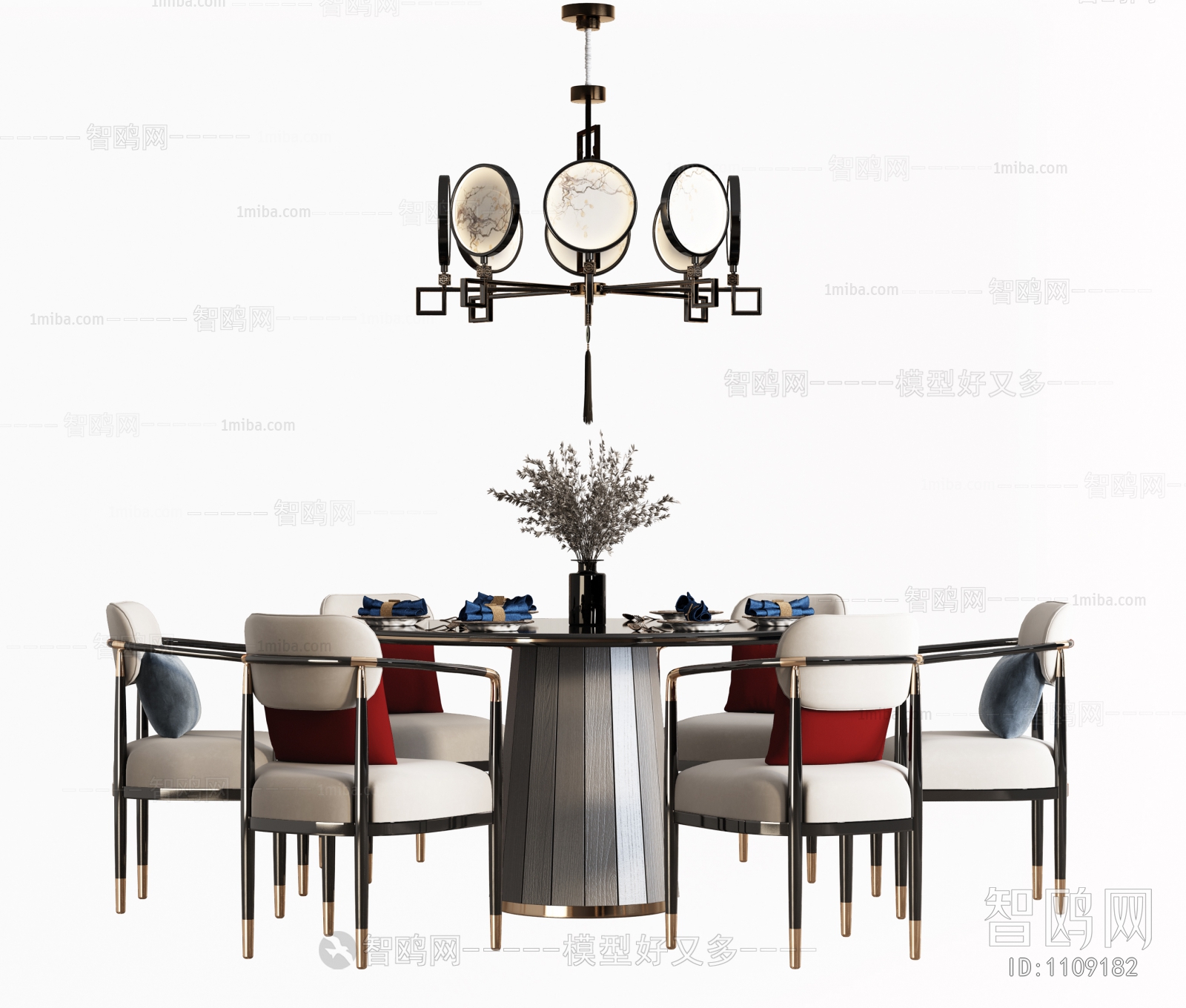 New Chinese Style Dining Table And Chairs