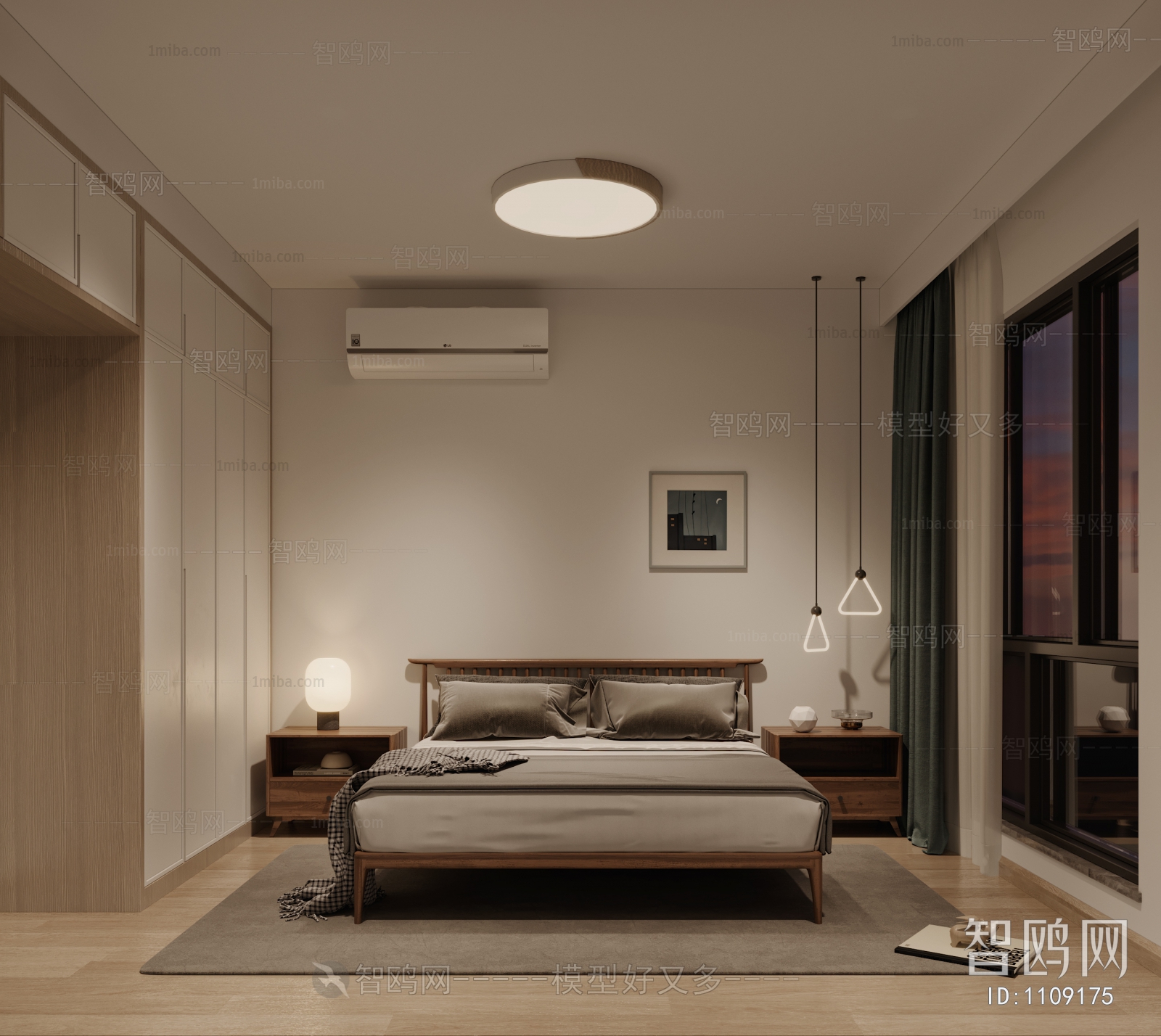 Modern Nordic Style Bedroom