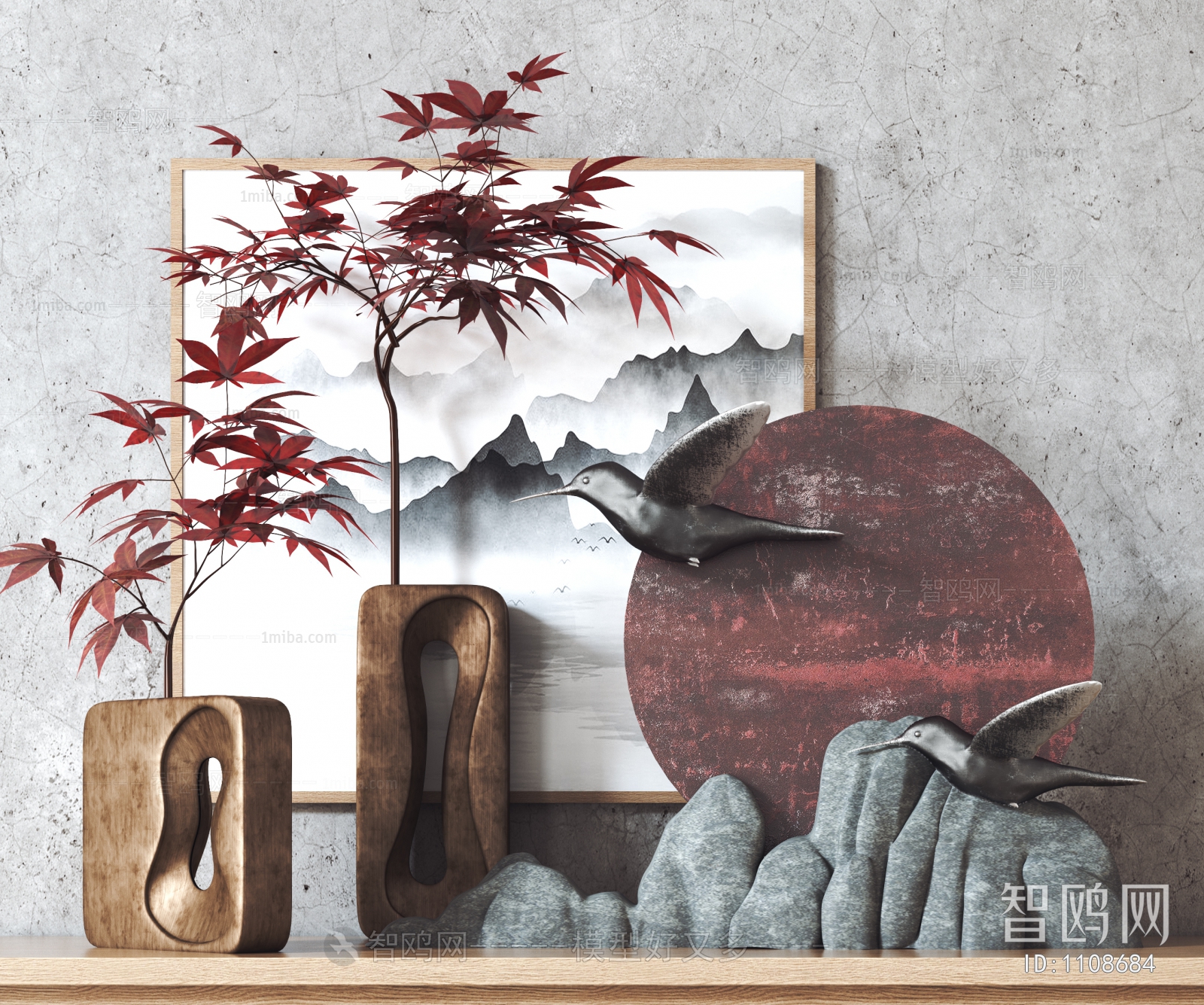 New Chinese Style Decorative Set