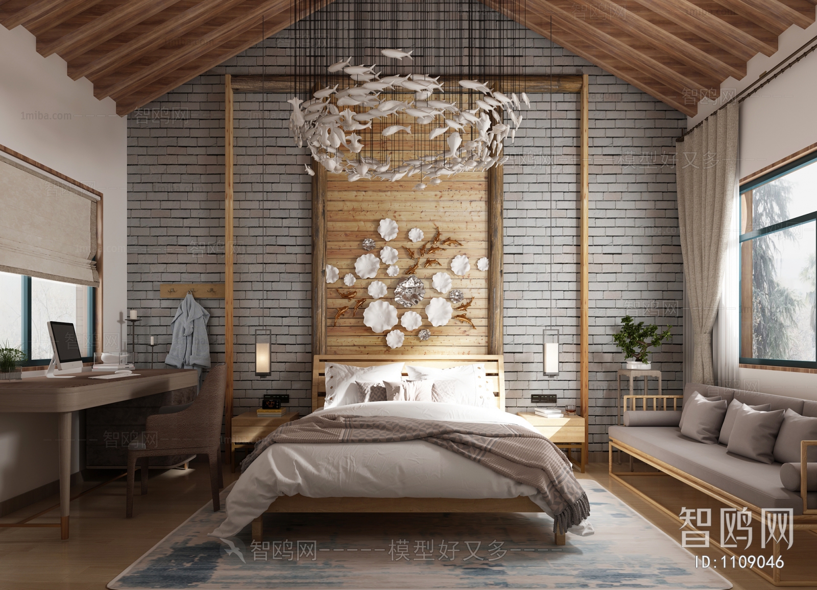 Modern Nordic Style Bedroom