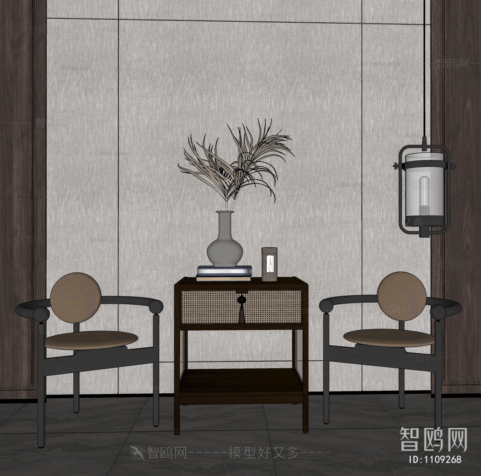 New Chinese Style Single Chair