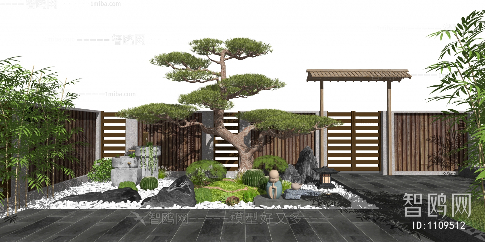 New Chinese Style Courtyard/landscape