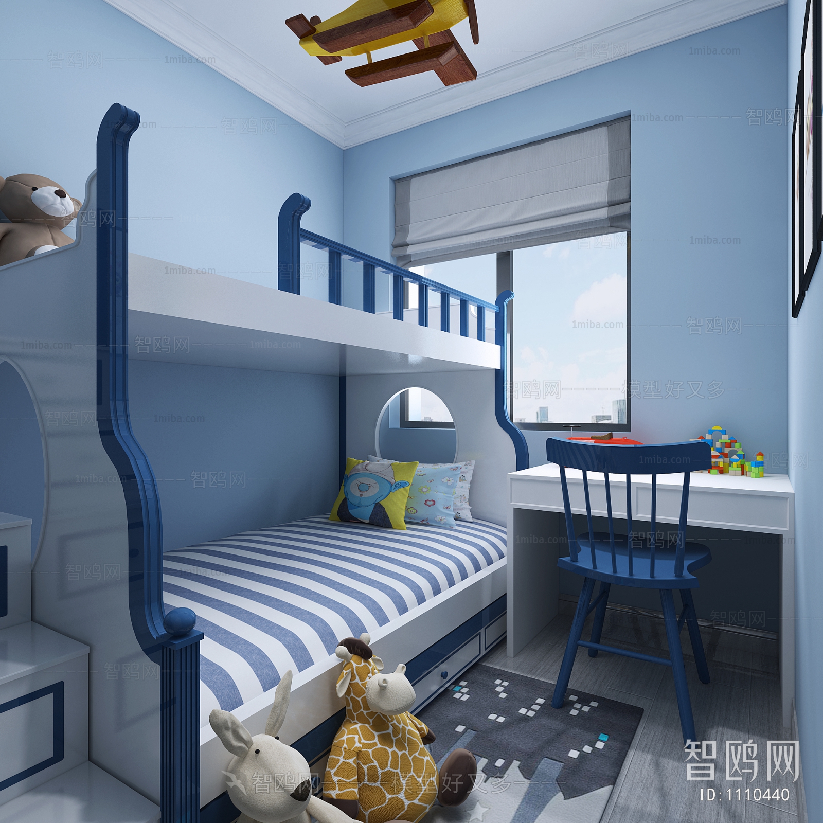 Modern Boy's Room And Son's Room