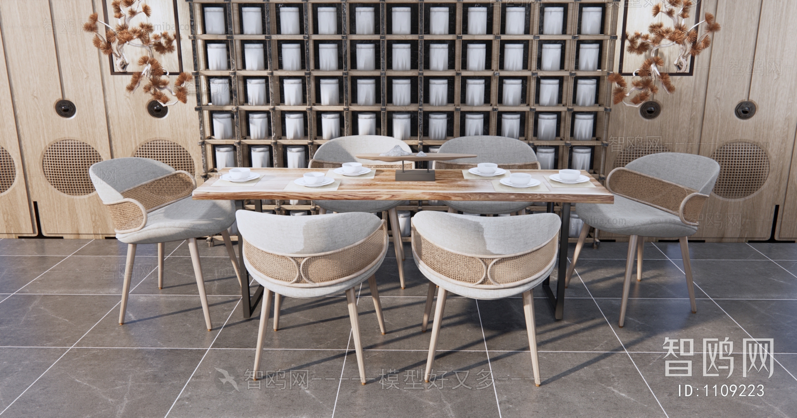 New Chinese Style Dining Table And Chairs