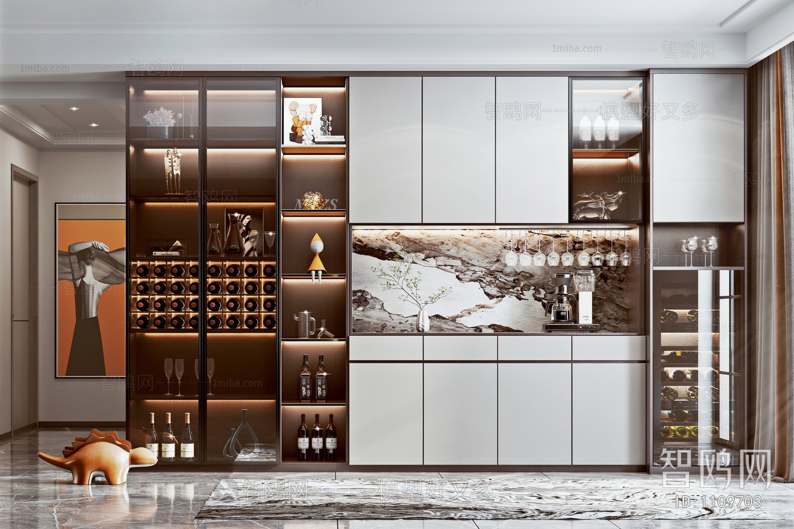 Modern Wine Cabinet