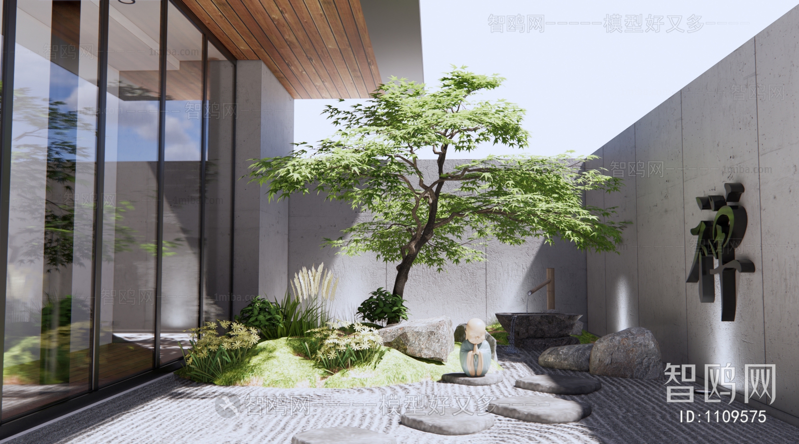 New Chinese Style Courtyard/landscape