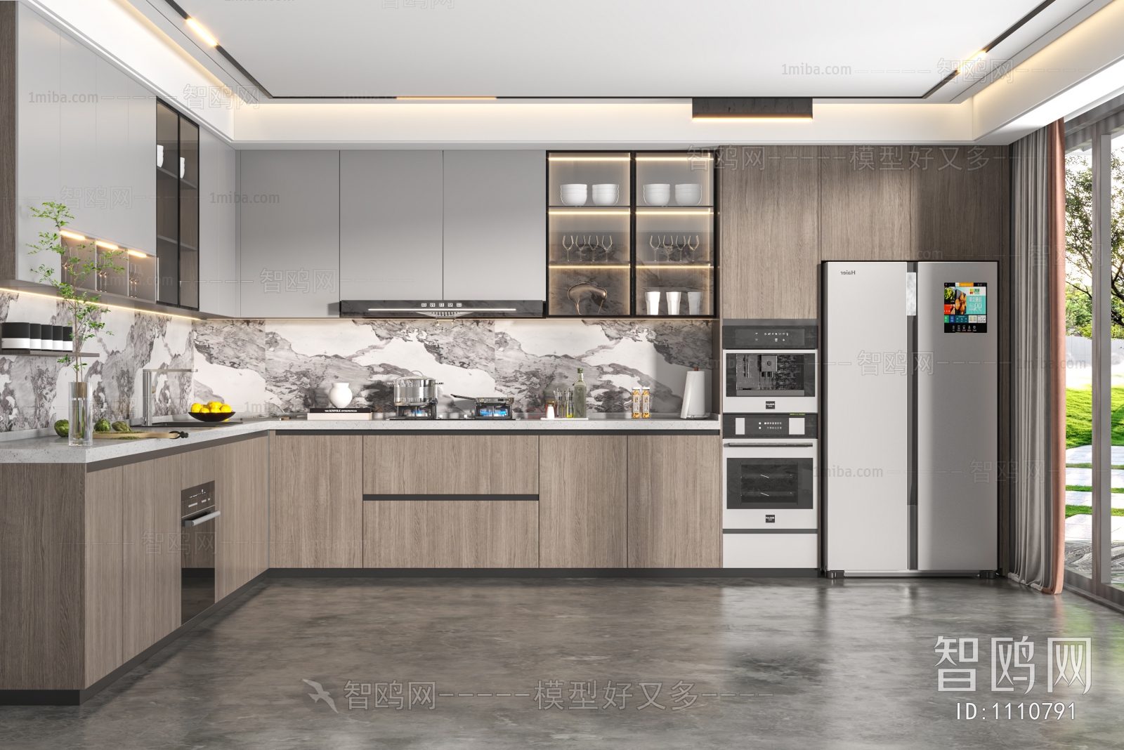 Modern Open Kitchen