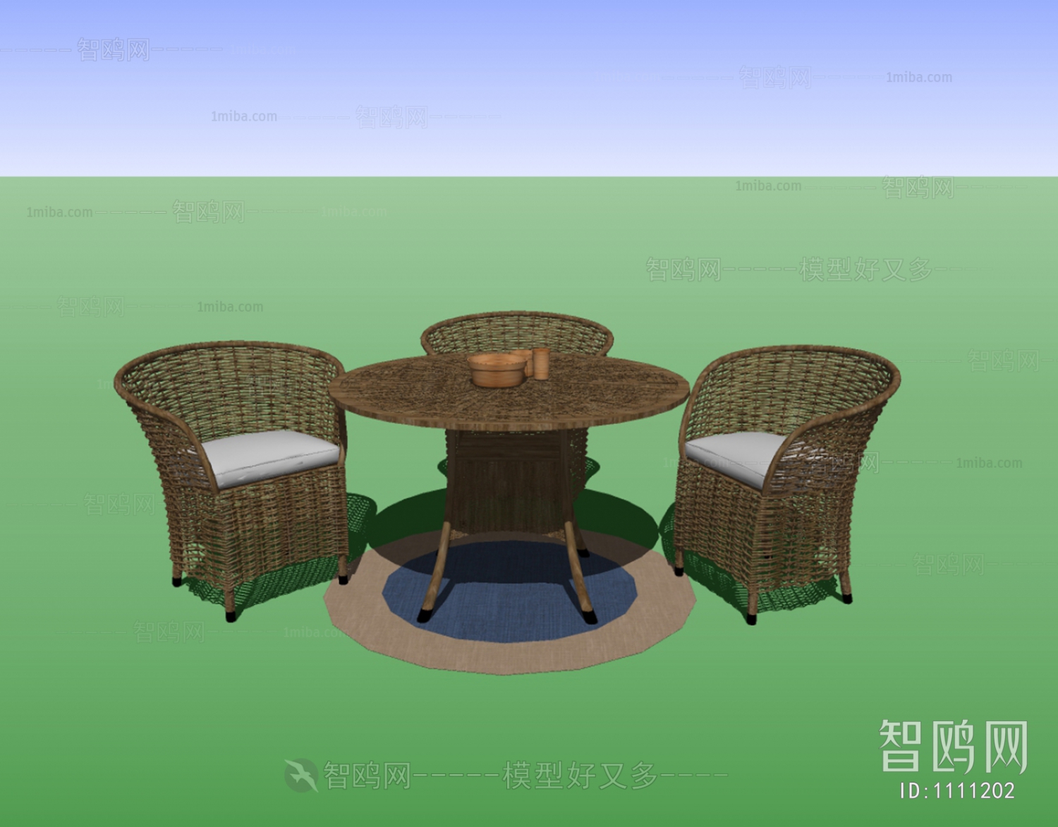 Southeast Asian Style Leisure Table And Chair