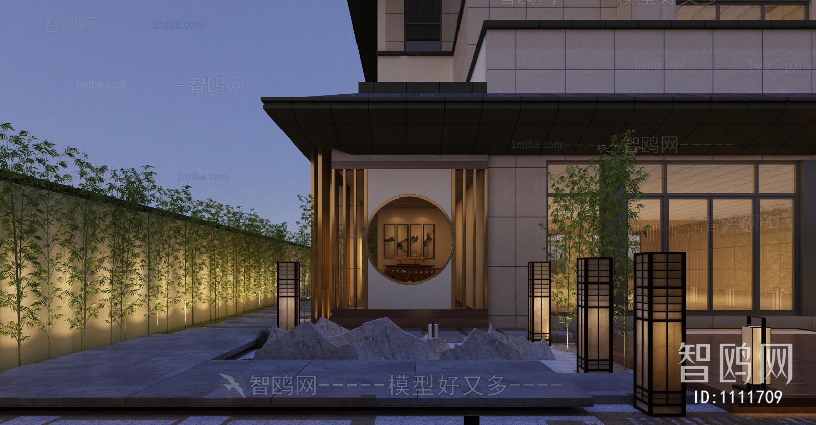 New Chinese Style Courtyard/landscape