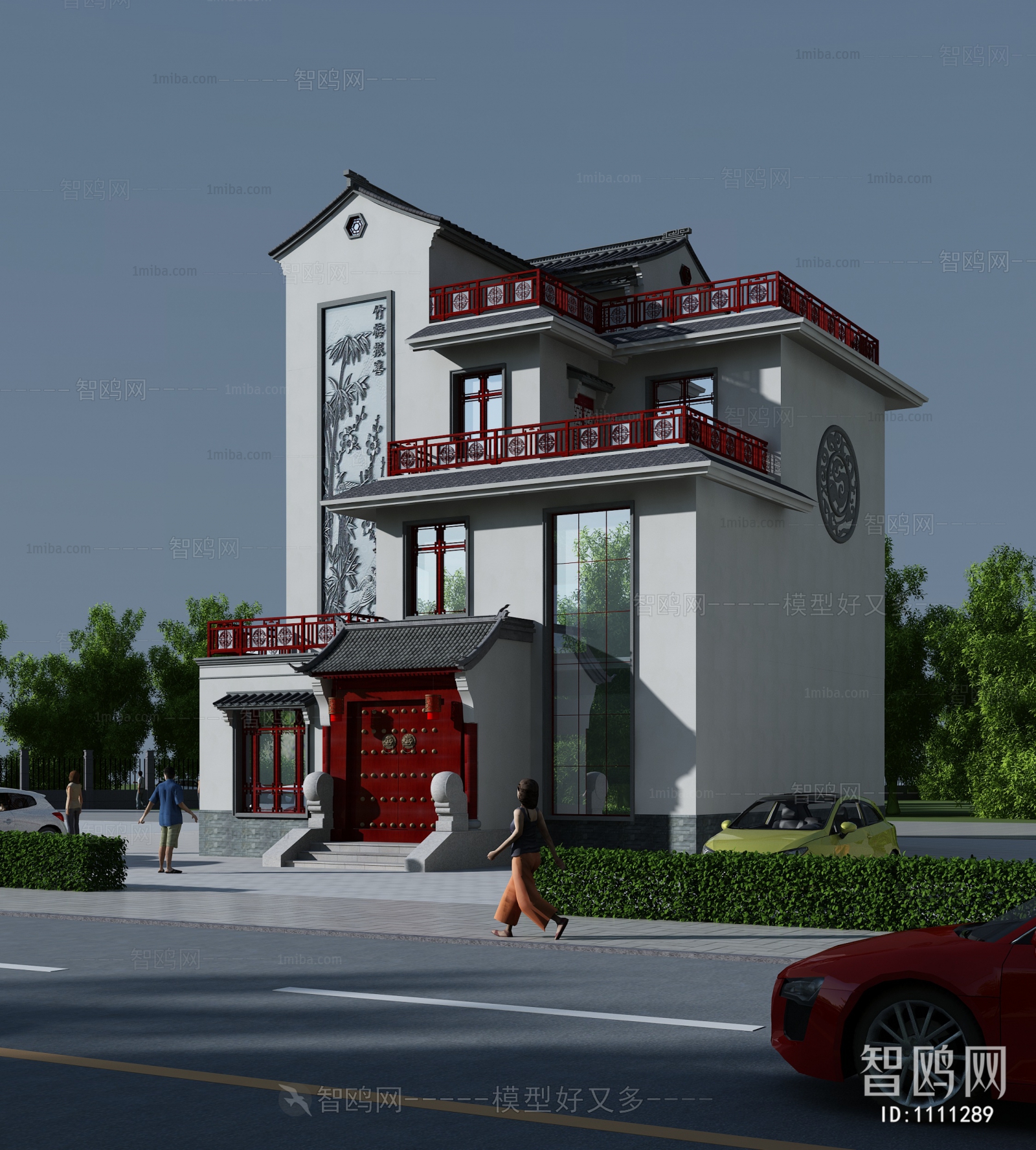 Chinese Style Villa Appearance