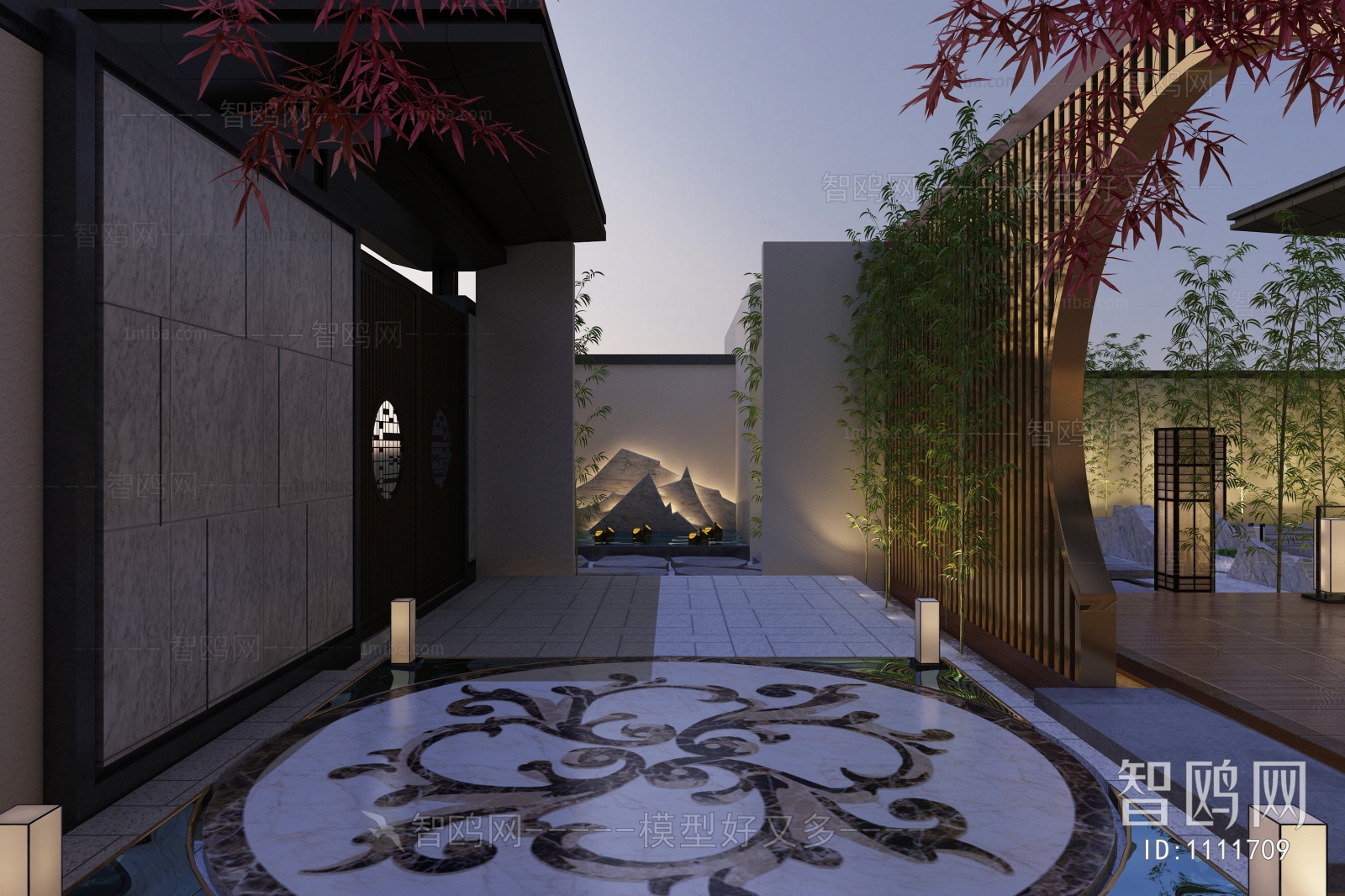 New Chinese Style Courtyard/landscape