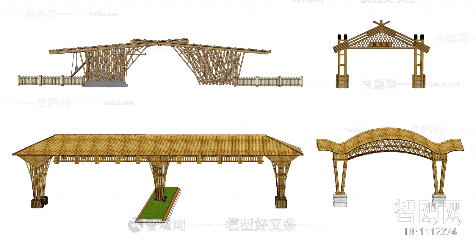 Chinese Style Building Component