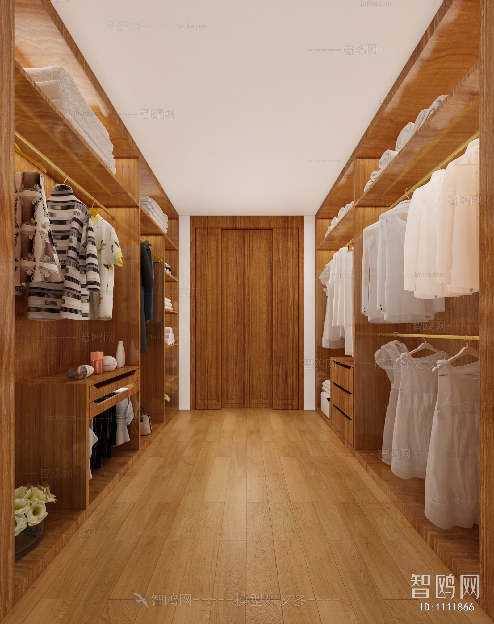 Modern Clothes Storage Area