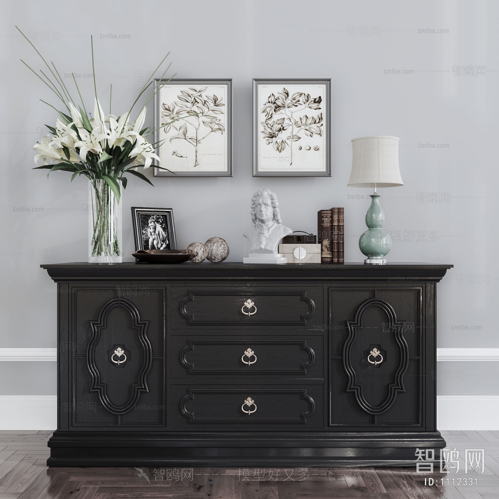 American Style Decorative Cabinet