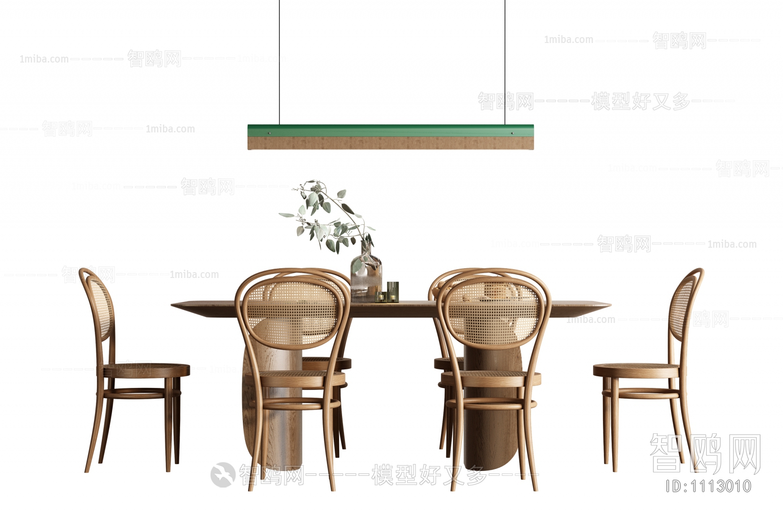 Wabi-sabi Style Dining Table And Chairs