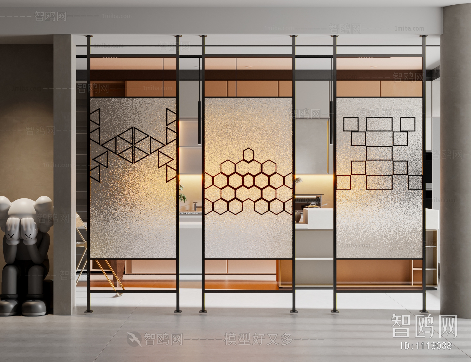 Modern Glass Screen Partition