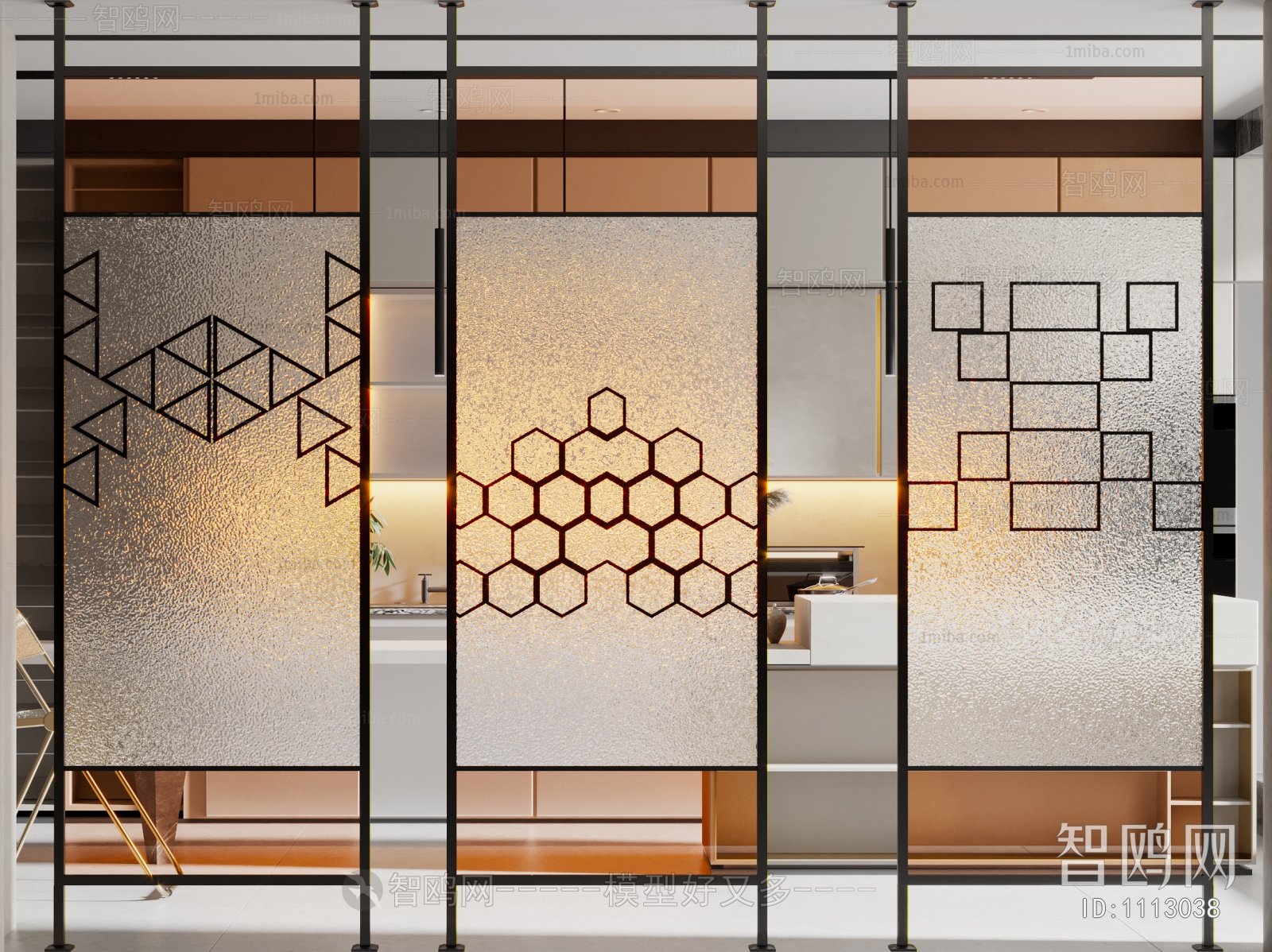 Modern Glass Screen Partition