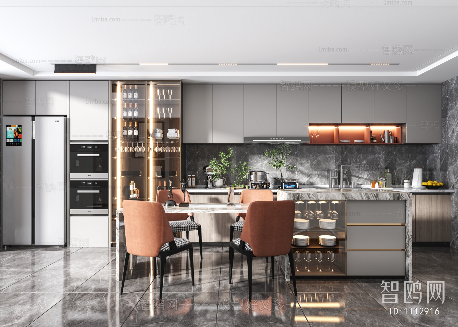 Modern Open Kitchen