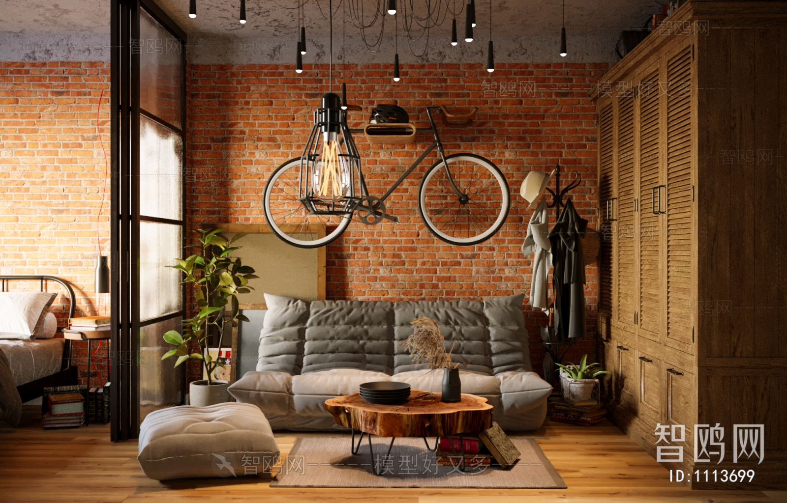 Industrial Style A Living Room