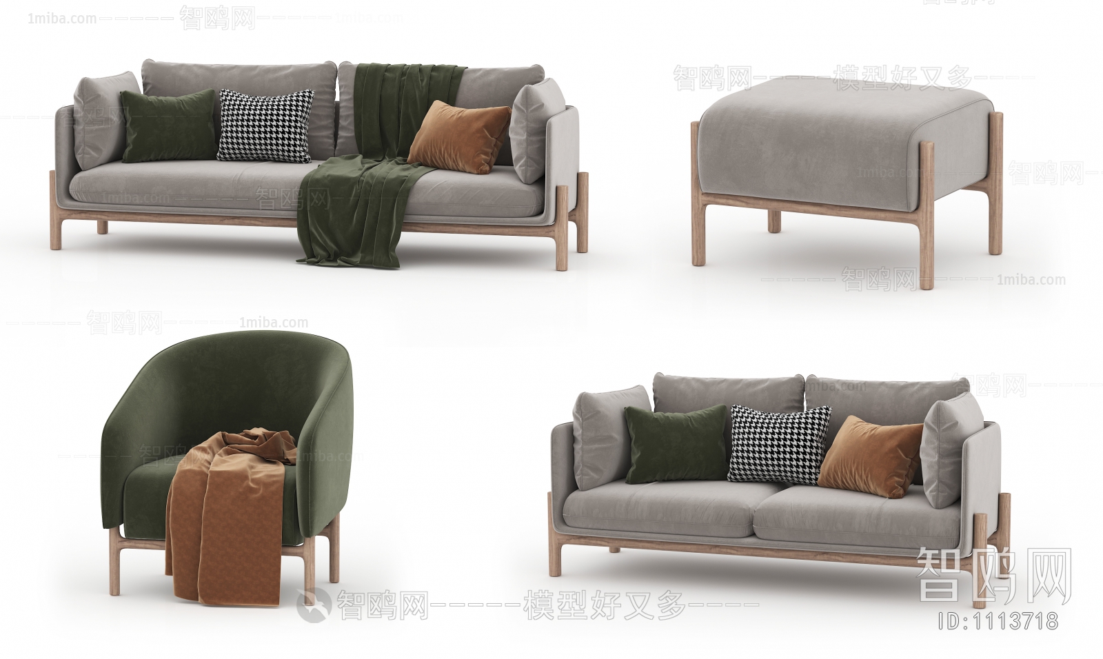 Nordic Style Sofa Combination