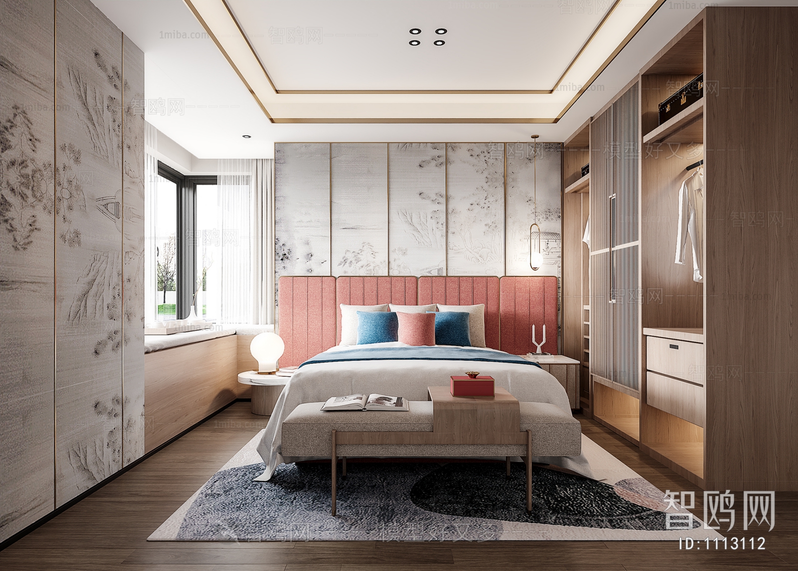 New Chinese Style Bedroom