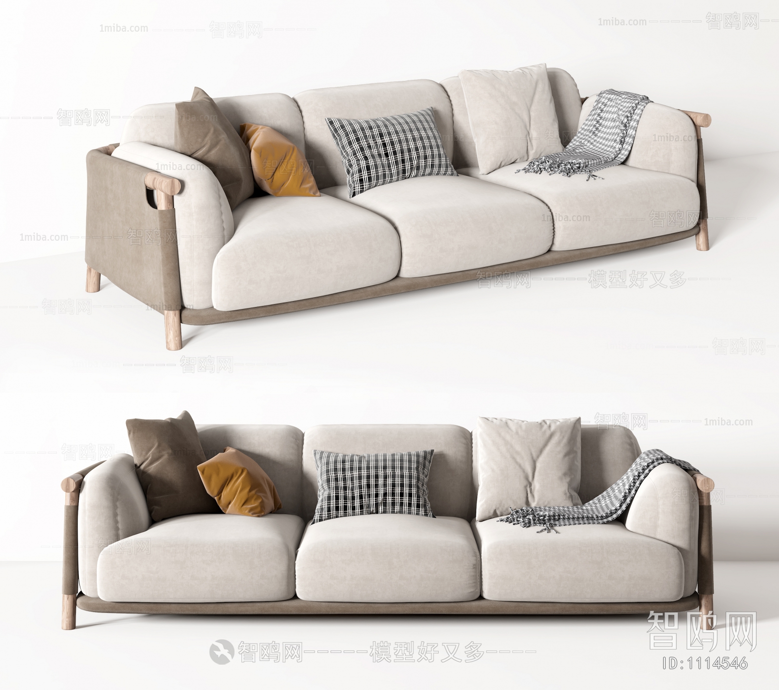 Modern Three-seat Sofa