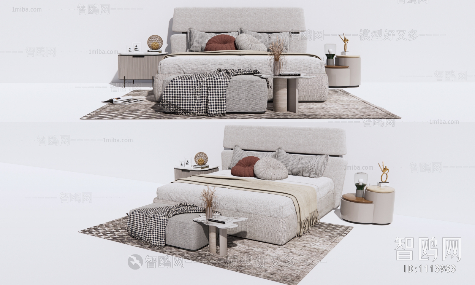 Modern Double Bed