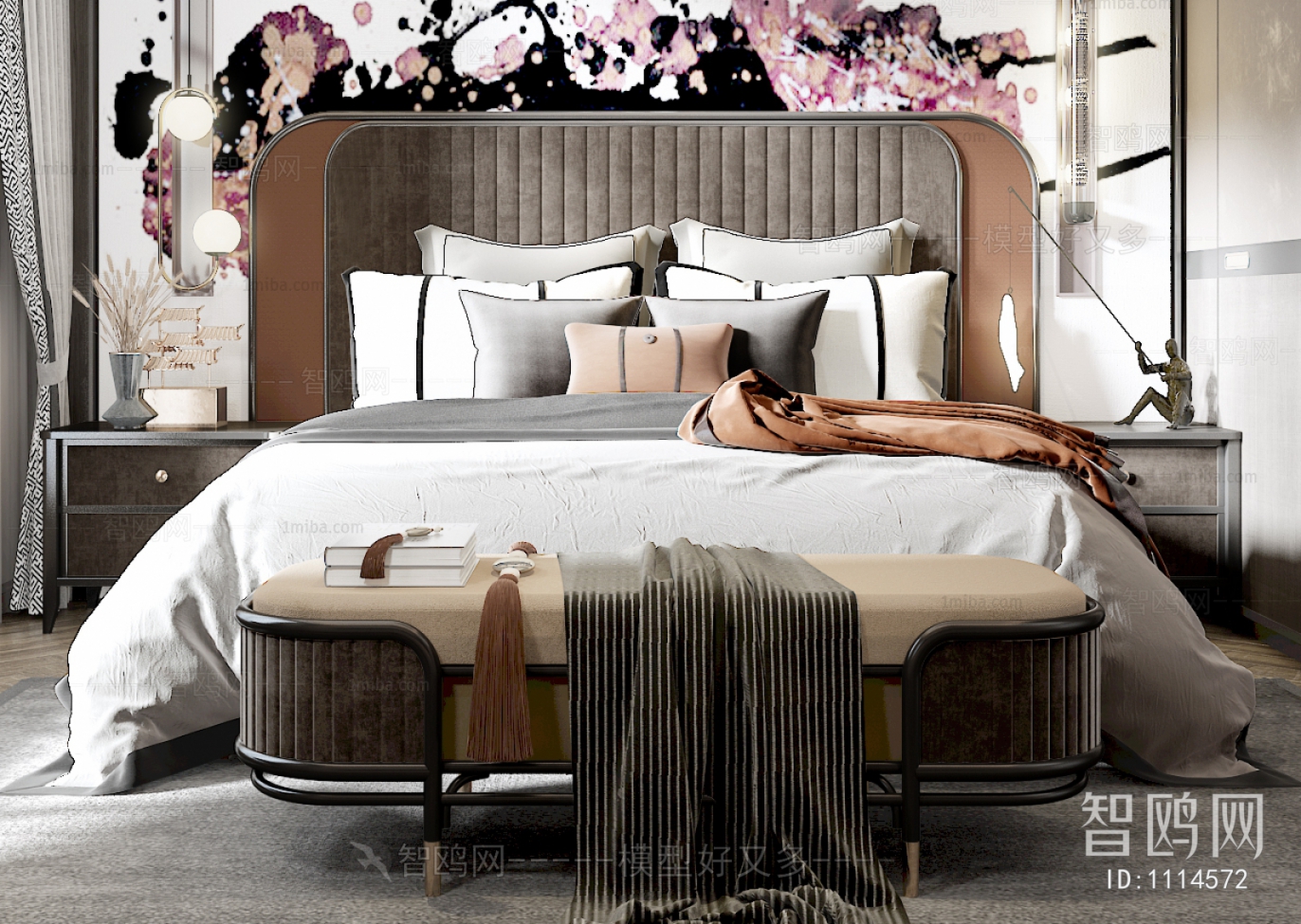 New Chinese Style Bedroom