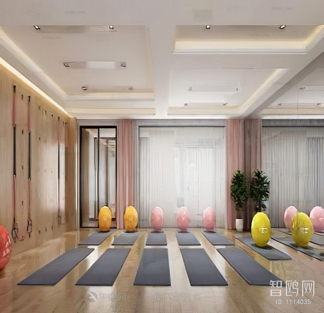 Modern Yoga Room