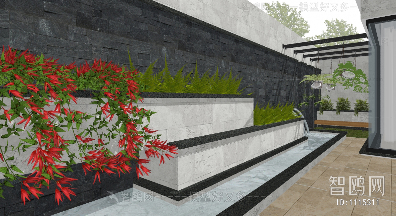 New Chinese Style Courtyard/landscape