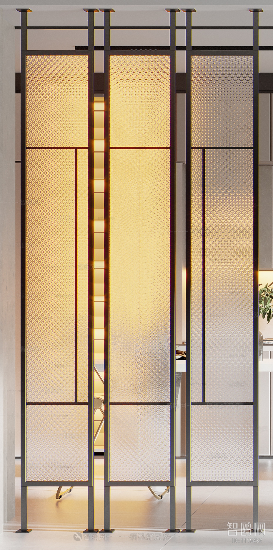 Modern Glass Screen Partition