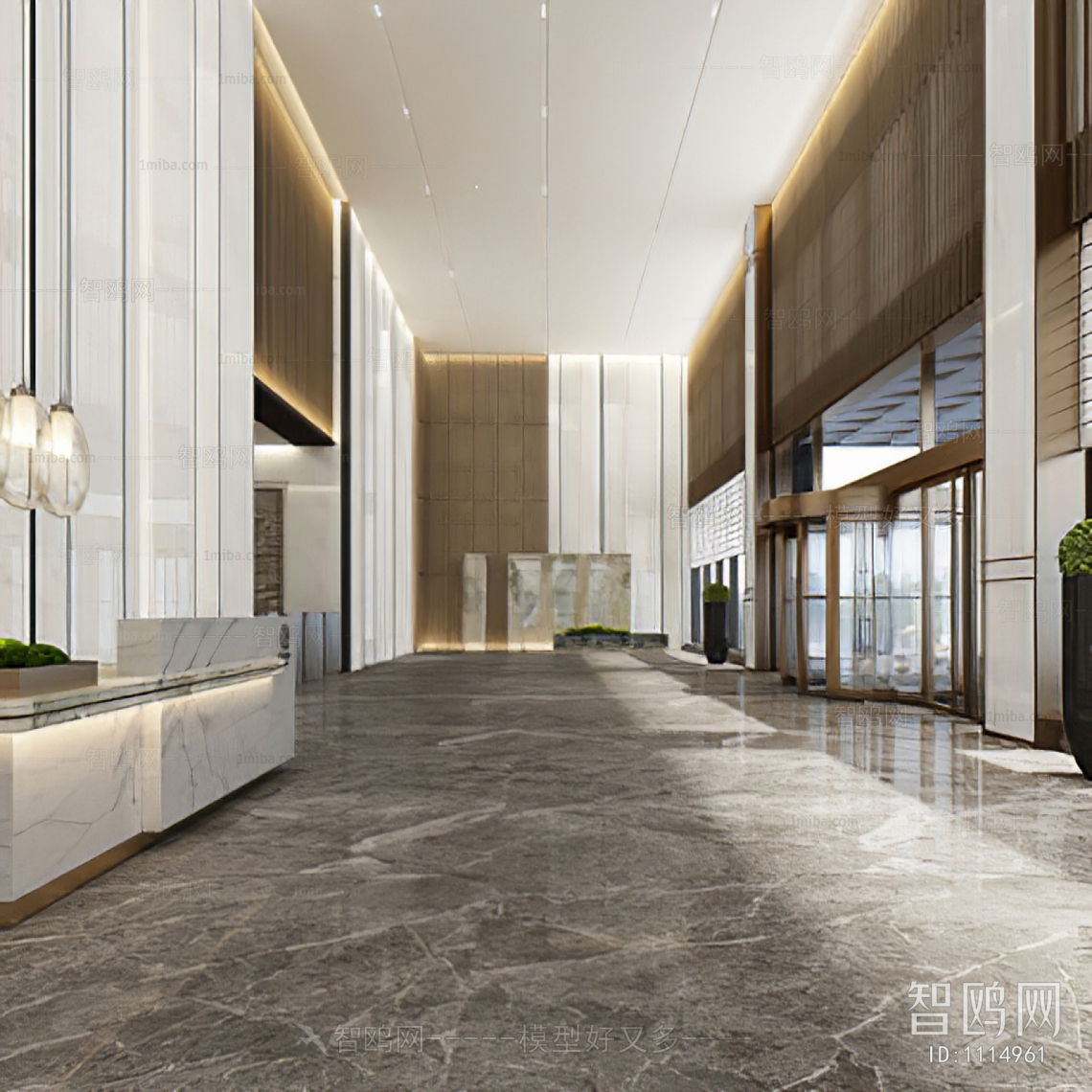 New Chinese Style Lobby Hall