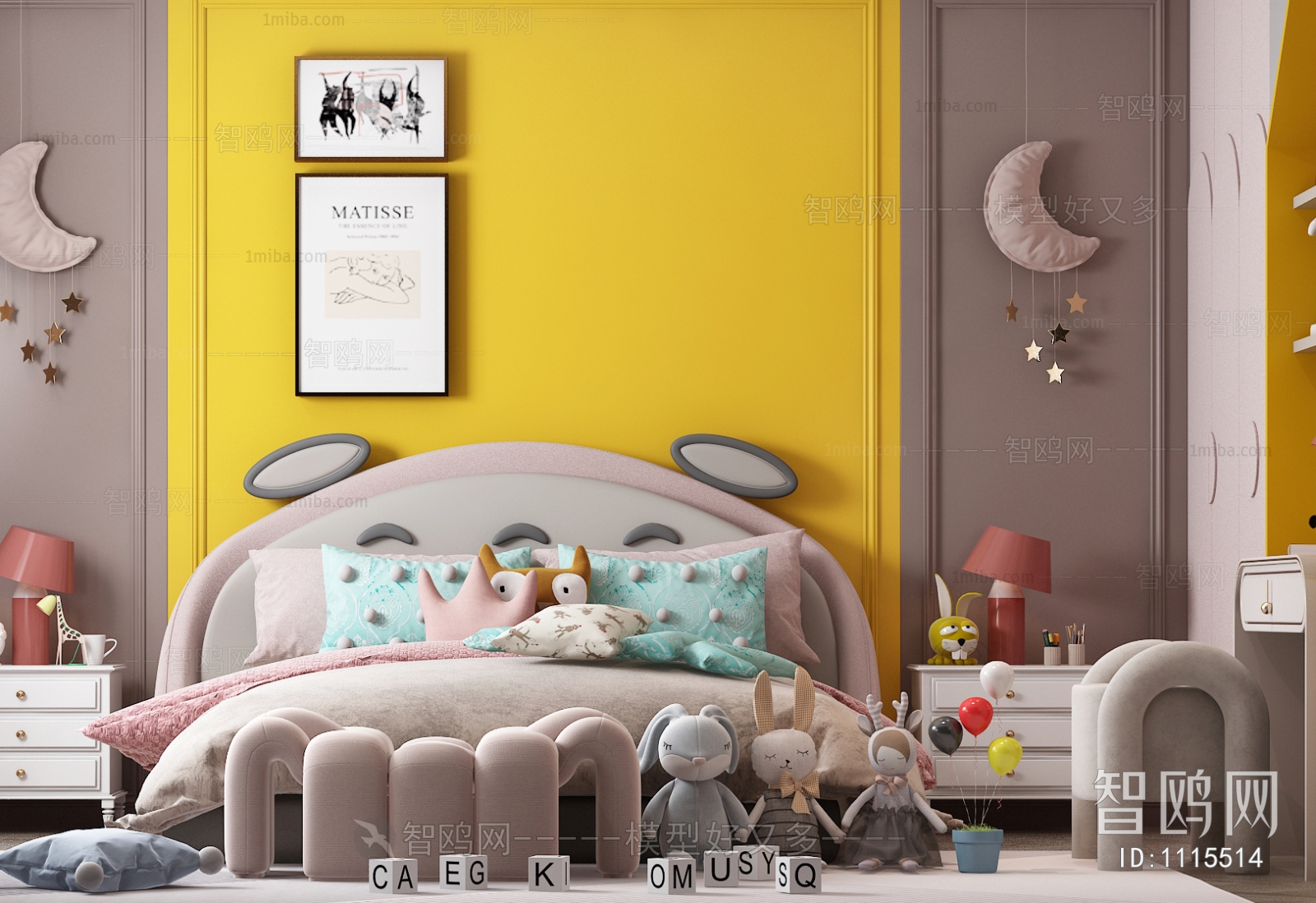 Simple European Style Children's Room