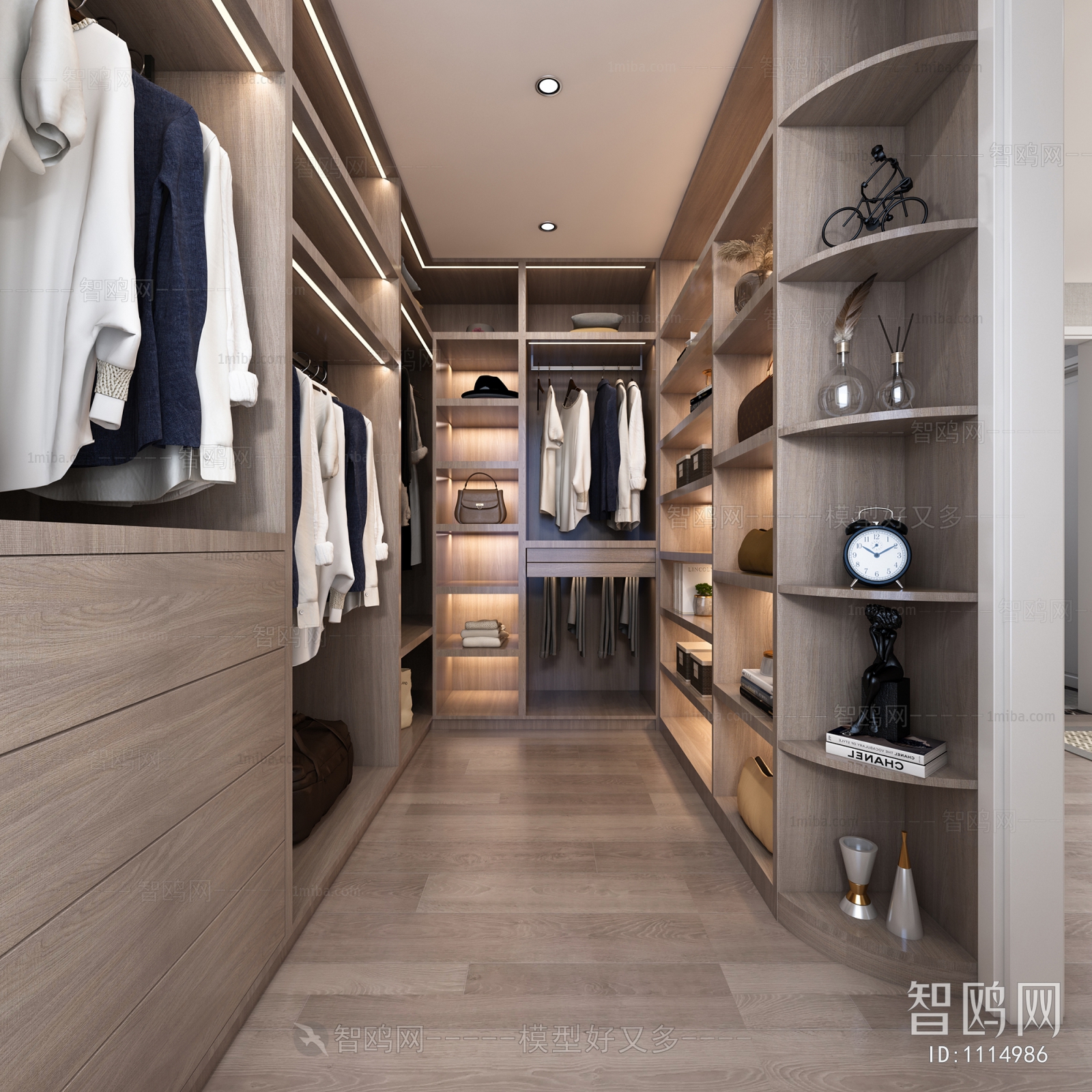 Modern Clothes Storage Area