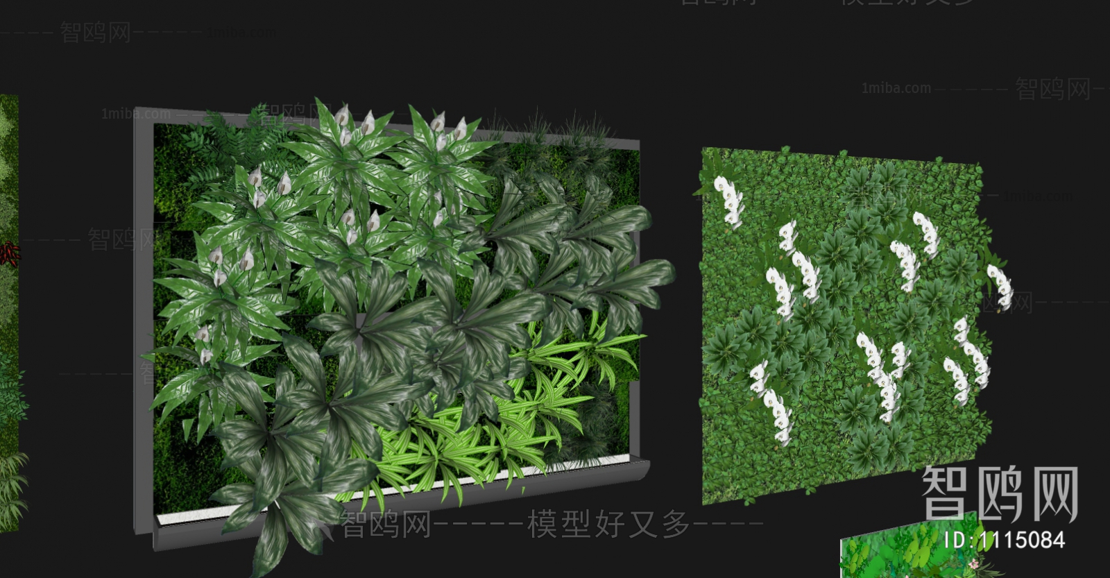 现代植物墙绿植墙