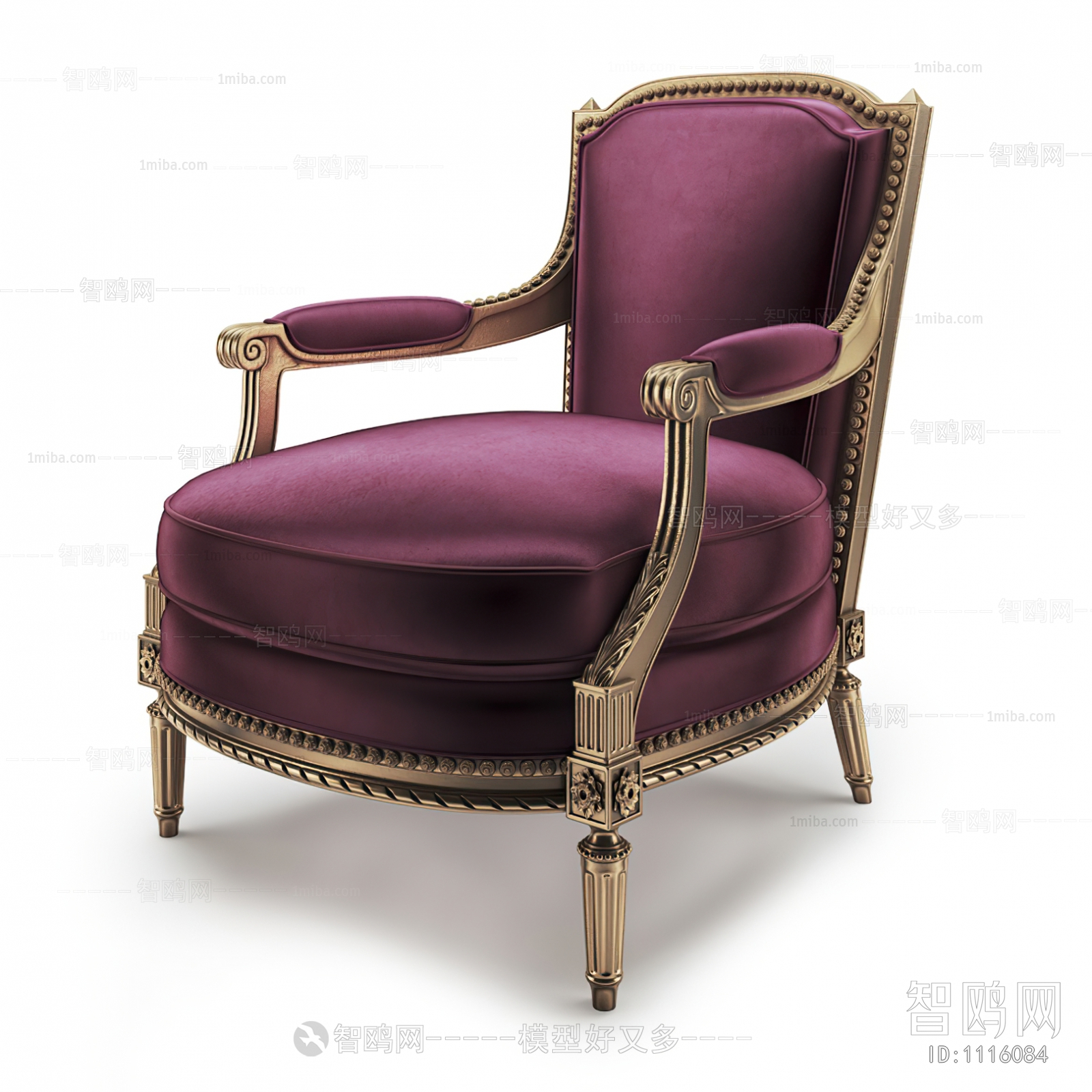 Simple European Style Lounge Chair