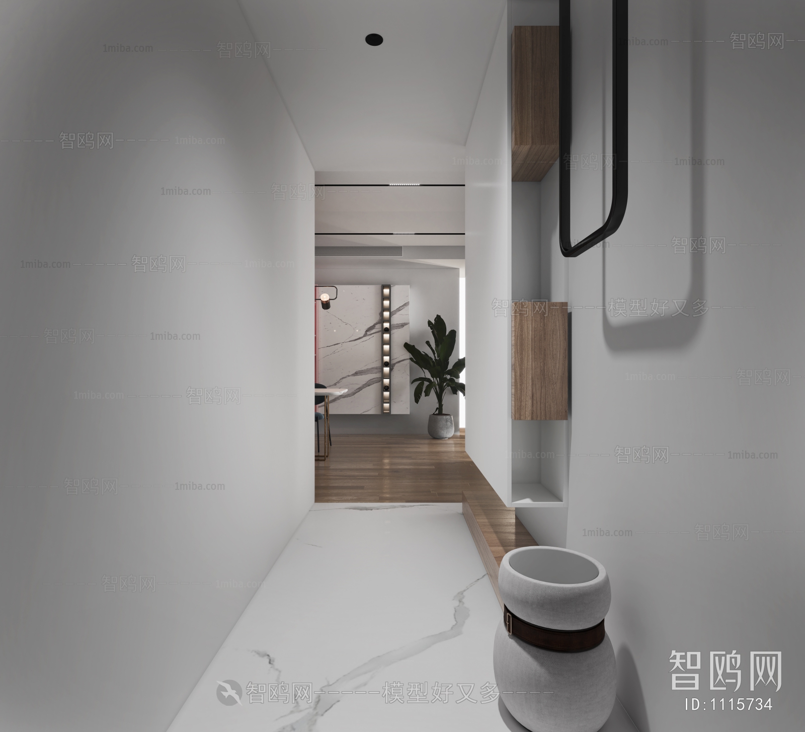 Modern Hallway