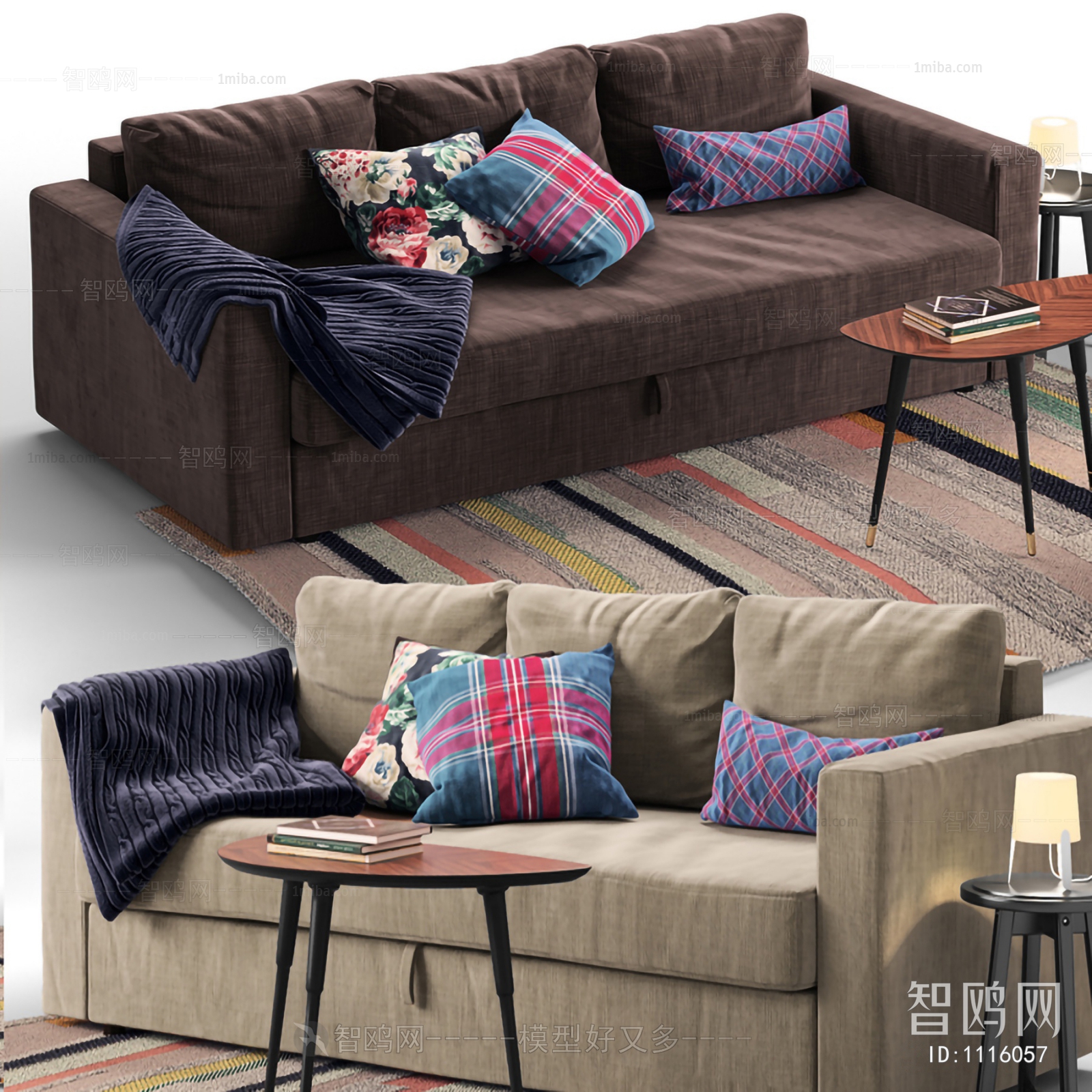 Modern Three-seat Sofa