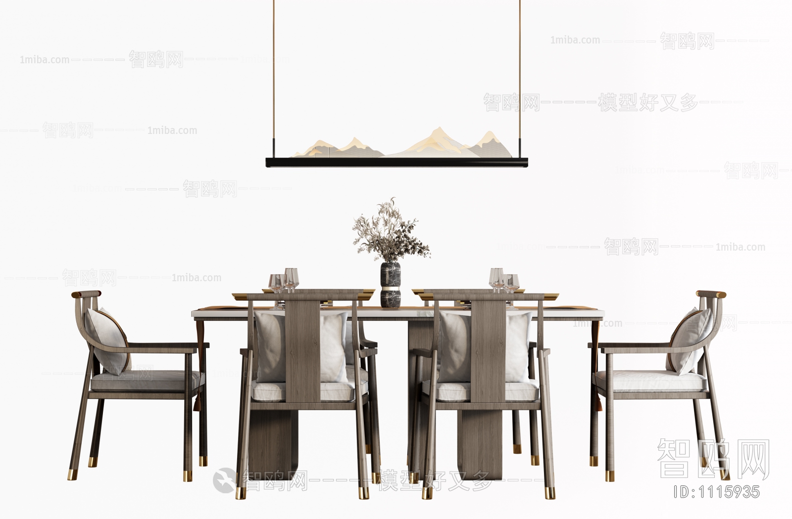 New Chinese Style Dining Table And Chairs