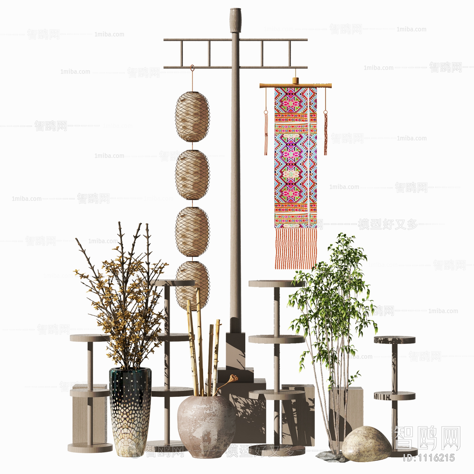 New Chinese Style Decorative Set