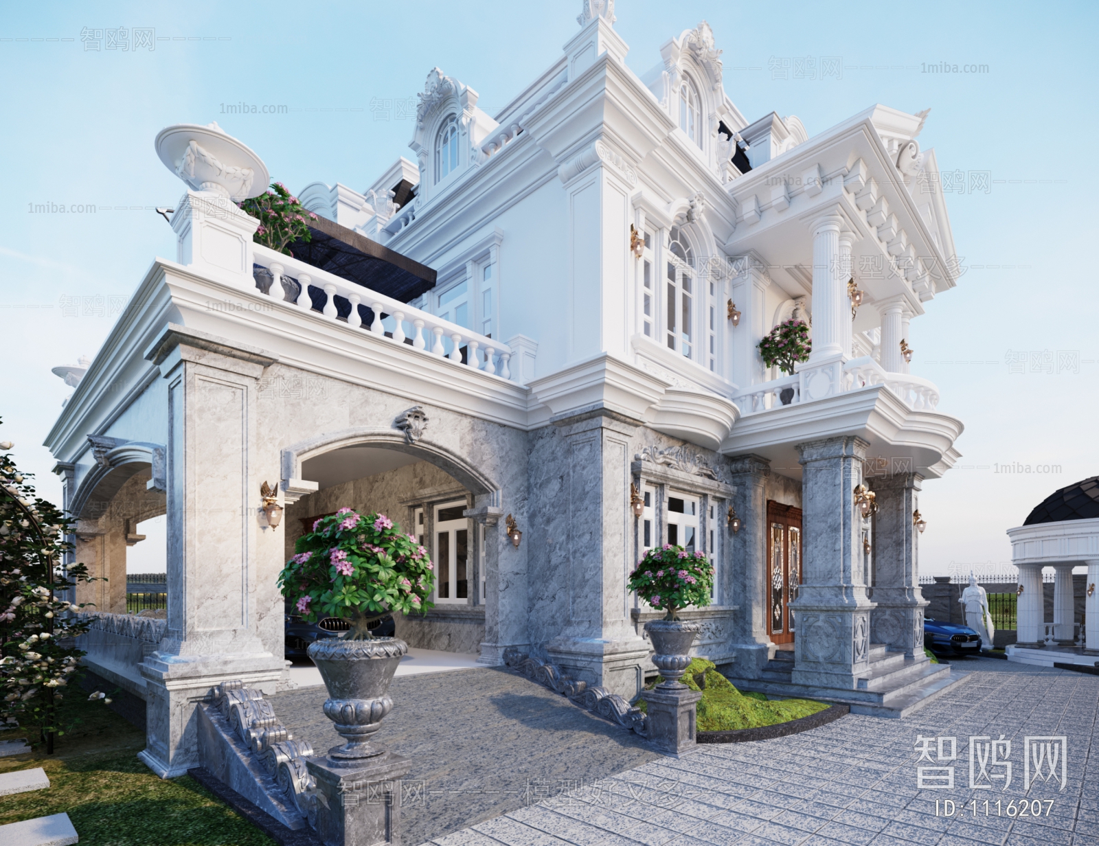 European Style Villa Appearance